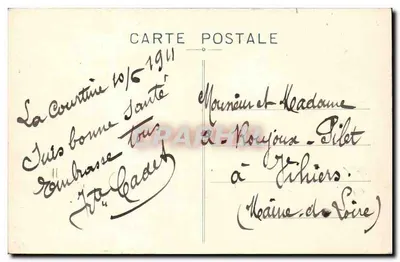 Camp de La Courtine (Creuse) — Barracão dos Oficiais — Edição Julian, editor — Verso