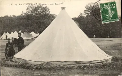 La COURTINE (Creuse) — Minha Tenda — T. E. 25