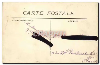 La COURTINE (Creuse) — Minha Tenda — T. E. 25 — Verso
