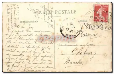 Commercy - Entrada do Quartel de Infantaria — Thénot, livreiro, Commercy - Foto Bachelart — Verso