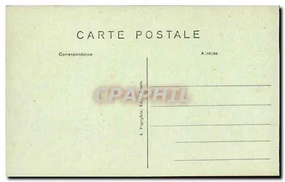 Chenonceaux (Loire-et-Cher) — Fontanna z żelaza i Komuny — A. P. — Rewers