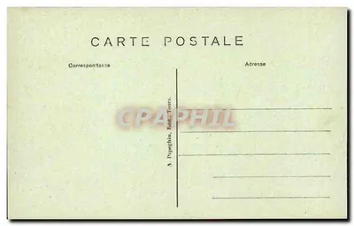 Chenonceaux — Zamek - Wstęp — A.P. nr 34 — Rewers