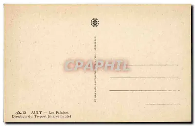 Ault — Klify — Kierunek Tréport (wysoka przylga) — Rewers