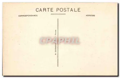 Chenonceaux — Das Schloss (Westseite) — Denkmal des 15. Jahrhunderts — Von Thomas Bohier, Generaltreasurer der Finanzen und Catherine Briçonnet, seiner Frau erbaut — Rückseite