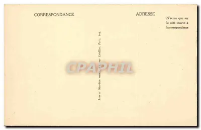 Le Tréport — Widok z wybrzeża przy niskiej wodzie — LL — Rewers
