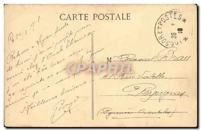 Lyon — Świątynia Bazyliki NMP Fourvière — Wydawca N.D. (nr 9) — Rewers