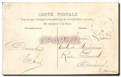 LYON — Prefektura — Wydawca nieznany, nr 91 — Rewers