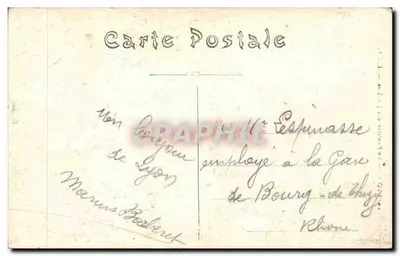 Lyon — Fontanna Jacobinów — E.C.L. — Rewers