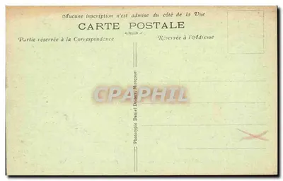 Chaumont — Praça e Estátua de Philippe Lebon — D. D. — Verso