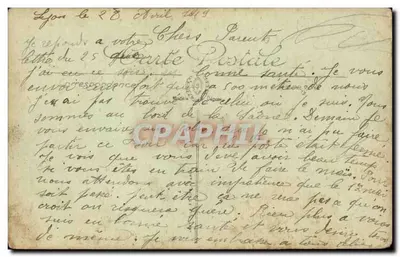 LYON — Fort Loyasse — Wydawca SELECTA, nr 328 — Rewers