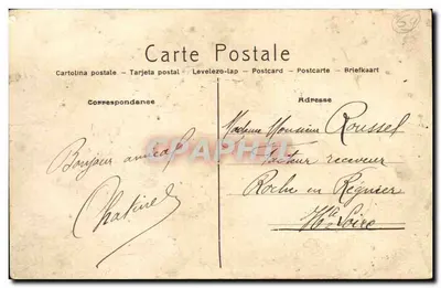 LYON — A Prefeitura — P. Martel, Lyon — Verso