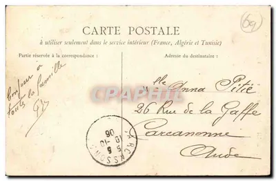 LYON — Pomnik Carnota — Artinotiques Contrexeville — Rewers