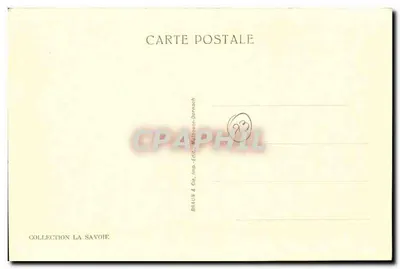 Aix-les-Bains — Vista geral dos grandes hotéis — série 13098, editada por Braun & Cie, La Savoie — Verso