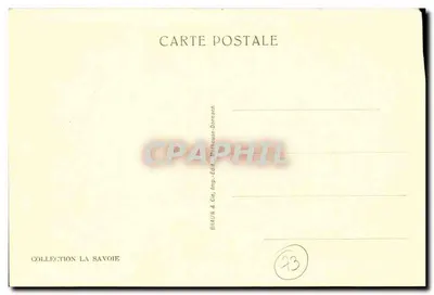 Aix-les-Bains — Widok na Urząd Miasta — wydawca Braun & Cie, drukarnia Doronach — Rewers