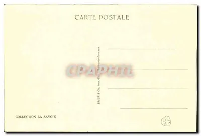 Lac du Bourget — La voie ferrée et la route longeant le lac — Braun & Cie, Dornach — Rewers