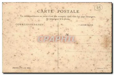 Chamonix i Mont Blanc — Savoie — Agenda P.L.M. 1923 — Rewers
