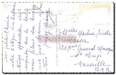 Rzymski łuk w Aix-les-Bains — Wydawnictwo Télé — n° 144 — Rewers