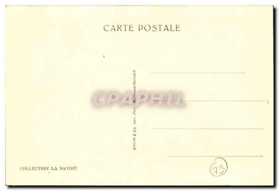 Lago do Bourget — A Abadia de Hautecombe — editor Barain & Cie, n° 12672 — Verso