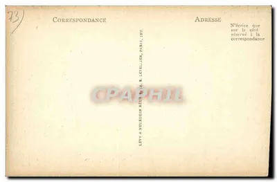 Aix-les-Bains — Villa des Fleurs — editor LL, n° 73 — Verso