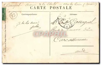 Aix-les-Bains - O Hotel Bernascon e a Roche du Roi — J. S., editor — Verso