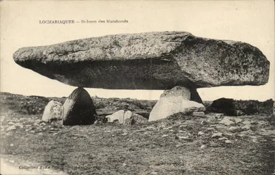 Locmariaquer — Dolmen dos Mercadores — Coleção Z. Le Rouzic