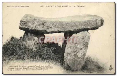 Saint-Nectaire — O Dolmen — NOS SITES D'AUVERGNE 621