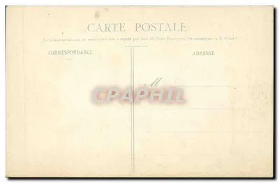 Locmariaquer - Menhir Men-er-Krêc'h (Pierre de la Fée) — editor não identificado, n° 1136 — Verso