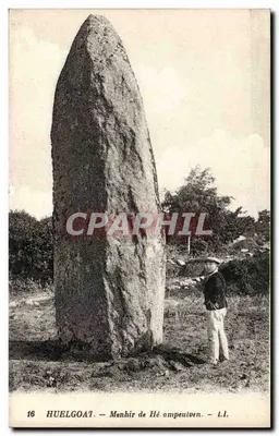 Huelgoat — Menhir de Hé ampeutven — L.I. — n°16