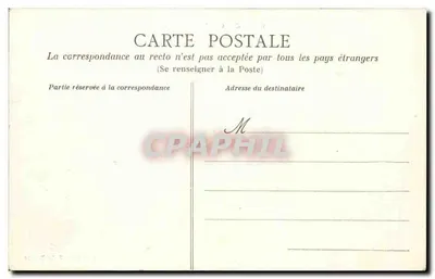 Carnac — Cromlech do Ménez — Coleção Z. De Hourie — Verso