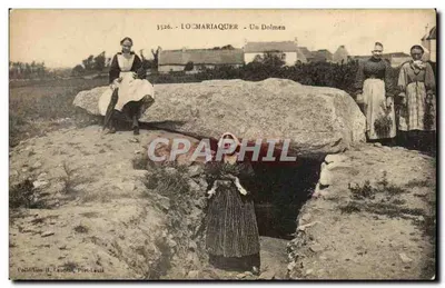 Locmariaquer - Um Dolmen — Coleção H. Laurent, Port-Louis, n° 3526