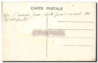 Saumur (M.-et-L.) — Último convidado ou o almoço interrompido — Fr. Voelcker, fot., Saumur, depositado — Verso