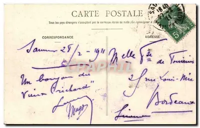 Saumur — Escuela de aplicación de caballería. Carrousel militar — Ejercicio de las riendas — NG 83 — Sauveller Galeries — Reverso
