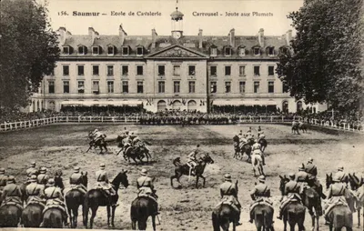Saumur — Escola de Cavalaria — Carrossel — Joute aos Plumets