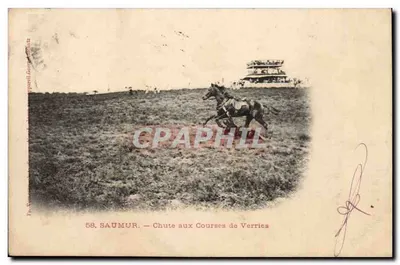 Saumur — Queda nas Corridas de Verrières — Fr. Yvon, editor n°58