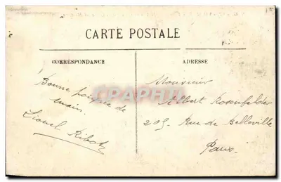 Saumur — Escola de Aplicação de Cavalaria — Carrossel Militar — N.G. 82 — Editor Lionel Ribot — Verso