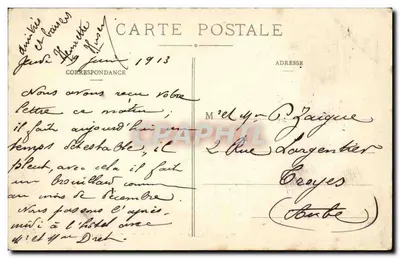 Puy-de-Dôme - Mont-Dore - Fachada do Estabelecimento Termal e Praça dos Ânibus — Verso