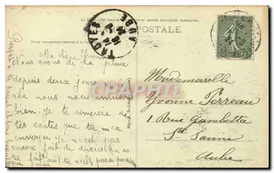 Le Mont-Dore - Le Sommet du Puy de Sante (1886m d'alt.) — L'Auvergne Pittoresque, n°3265 — Verso
