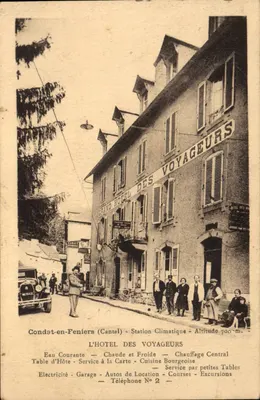 Condat-en-Feniers — Grand Hôtel des Voyageurs — Edições HELLIAS