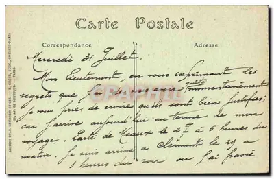 Clermont-Ferrand — Plac Jaude — NDHOT, nr 353 — Rewers