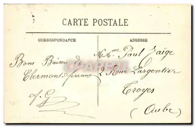 Clermont-Ferrand — Plac Jaude i Statua Desaixa — LL. n°122 — Rewers