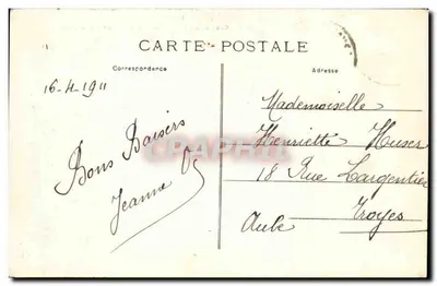 Clermont-Ferrand — Panorama z południowego zachodu — Wydawca L'Auvergne, nr 949 — Rewers