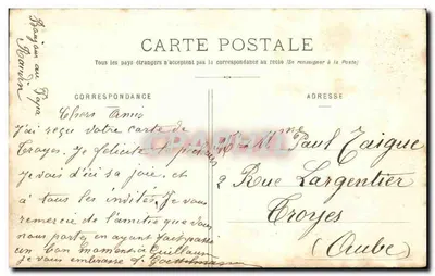 O Cume do Puy de Dôme — As Ruínas e o Observatório — Lit. Baugé-Béal, 21, rue de l’Ecu, Clermont-Ferrand — Verso