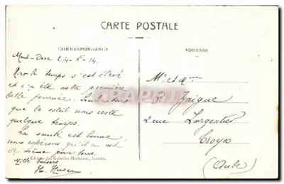 CENTRUM Auvergne — Stacja termalna dla Albuminurików, Zespół Bani Saint-Nectaire — Wydanie Galerii Modernych, Issoire — Rewers