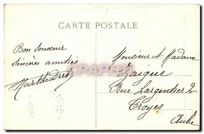 O Rocha do Sfynx entre Champeix e Saint-Nectaire — A Auvergne pitoresca, n°905 — Verso