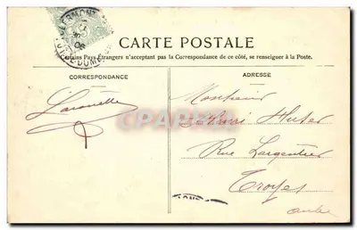 Durtol — Circuito da Auvergne — Editor Geniès-Labbé — Verso