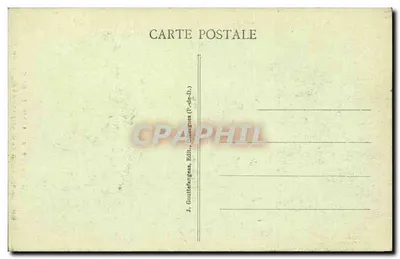 Kapitellen binnen de Kerk van Montier — Thiers — L'Auvergne — G. D'O. n°228 — Achterkant