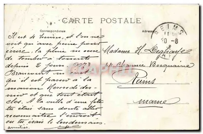 Nossa Auvergne (Região do Puy-de-Dôme) — cena de aldeia com casal — Antonin MEYNIEL e Régis M — Verso