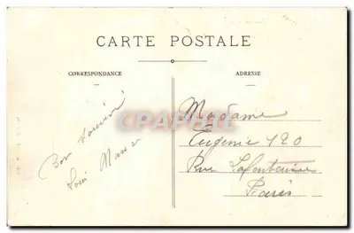 A Auvergne — A Bourrée — Lib. Raudel, St-Jacq (1.00) — Verso