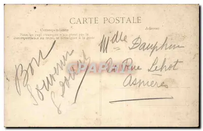 L'Auvergne pitoresca — Camponesas da Auvergne — E.I.D. n° 4865 — Verso
