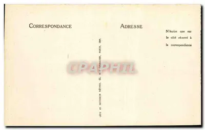Montferrand — Dom zwany Kapucynami — Lévy & Neurdein, Paryż — Rewers
